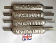 4 x 1.5kg Magnesium boat anode BRITISH MADE